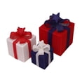 thumbnail image 2 of ⚡ Big Sale ! A Set Of 3 Christmas Color Boxes 50 LED Color Box Decorations With Bows And Plugs Indoor And Outdoor Christmas Tree Christmas Boxes Holiday Decorations, 2 of 6