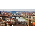 thumbnail image 2 of Ratsenskiy, Vadim 18x11 White Modern Wood Framed Museum Art Print Titled - Ponte Vecchio Florence, 2 of 4