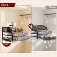 thumbnail image 4 of Organizador de cafetería Homsorout, estación de café, negro/marrón, 4 of 9