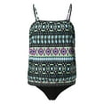 thumbnail image 5 of Itsame Swimsuits for Womens Sets, Printed 1 Piece Swimsuits Green, 5 of 6