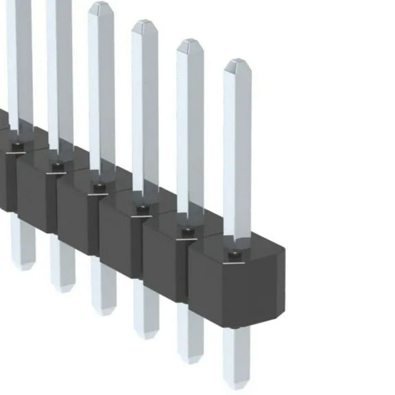 Pack of 5 68000-406HLF Connector Header Through Hole 6 position 0.100 (2.54mm) :Rohs