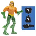 thumbnail image 3 of DC Comics 4-Inch Aquaman Action Figure with 3 Mystery Accessories, Adventure 1, 3 of 6