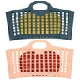 thumbnail image 2 of HERFIER 2-Pack Multi-Function Kitchen Fruit and Vegetable Storage Baskets, Home Organizer, 12.18x8.06x0.39 inches, 2 of 8