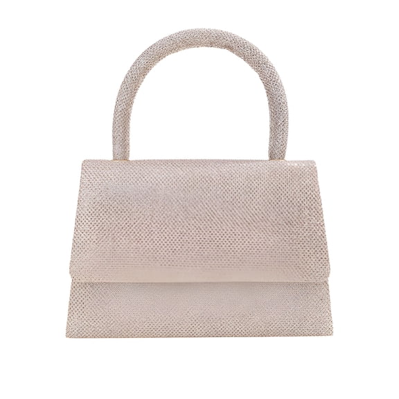 GASTROPOD Evening Bag Women Sequins Wedding Shoulder Clutch Handbag Wedding Clutch(Champagne)
