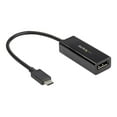 thumbnail image 1 of StarTech.com USB C to DisplayPort Adapter, 8K/5K/4K USB Type C to DP 1.4 Alt Mode Video Converter, HBR3/DSC/HDR, 8K 60Hz, Thunderbolt 3 Compatible DisplayPort 1.4 Monitor Display Adapter - 8K USB-C to DP Adapter (CDP2DP14B) - Adaptateur DisplayPort - 24 Broches USB-C (m) vers DisplayPort (F) - Thunderbolt 3 / DisplayPort 1.4 - support 1080p,, 1 of 4