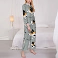 thumbnail image 4 of Bingfone Womens Pajama Sets Funny Beagle Active Dog Print,Long Sleeve Loungewear Pajamas Set-Small, 4 of 9