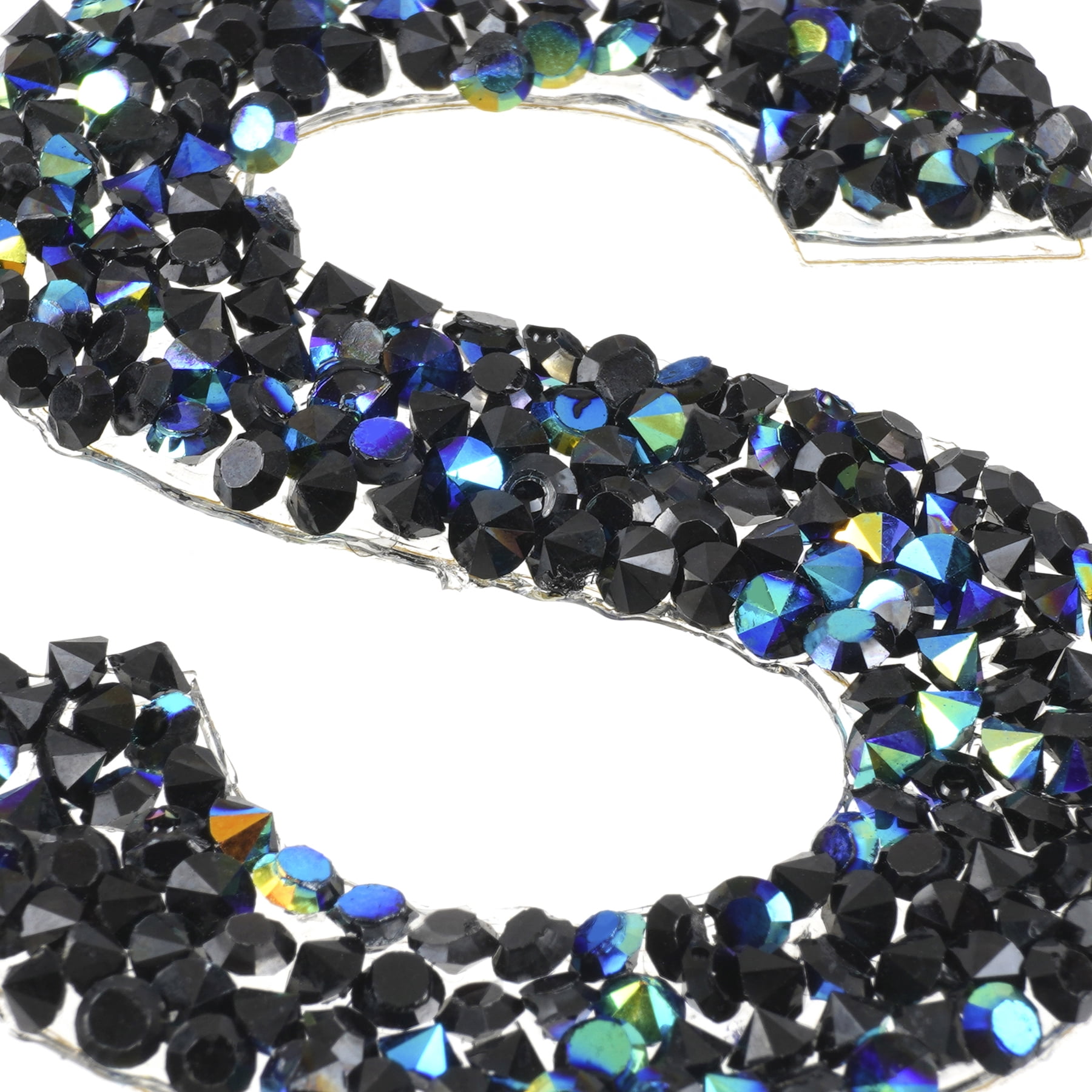 Recollections Black AB Letter Bling Sticker, 12 Pack