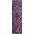 thumbnail image 5 of SAFAVIEH Ikat Kim Geometric Wool Area Rug, Purple, 4' x 6', 5 of 9