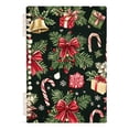 thumbnail image 7 of FORMRS 1-Subject Spiral Notebook 8" x 5" College Ruled 60 Refillable Sheet A5 Hard Cover, 2 Pack, Black Christmas Holly, 7 of 7