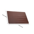 thumbnail image 2 of unbranded Mantel Rectangular De PU Marrón Lavable Y Resistente A Para Comedor Y Restaurante, 2 of 6