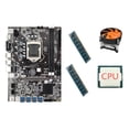 thumbnail image 1 of Tablero minero a bordo Lan RJ45 Desktop PC Equipo minero B75 SATA MSATA Computadora Motherboard Faning Ventilador Juego de 16 GB Ram máximo Inevent EL023283-00B, 1 of 6