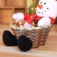 thumbnail image 4 of Cestas de regalo para dulces navideños, cestas de regalo para guardar dulces navideños, cajas de regalo, regalos de fiesta de Navidad para niños, decoraciones navideñas (jengibre), 4 of 5