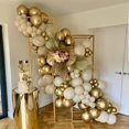 thumbnail image 4 of Globos de fiesta Voircoloria Metallic Gold 12 cm 110 unidades con cintas, 4 of 8