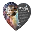 thumbnail image 3 of Piedra conmemorativa de perros de 6 pulgadas Remembrance Dog Fallstone de duelo Estilo del corazón G, 3 of 8