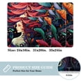 thumbnail image 2 of Mermaid Polyester Non-Slip Indoor Carpet Kitchen Mat - Machine Washable Door Rug Chair Mat, 2 of 6