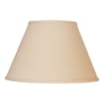 thumbnail image 2 of 12" Parchment Biege Premium Empire Slanted Linen Lampshade, 2 of 3