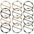 thumbnail image 6 of MRLESS 12PCS Metal Scarf Clips T-Shirt Buckles Securing Clothing Clasps Shirts Styling Pin Scarves Clips Shawls Clips Clothing Accessories, 6 of 8