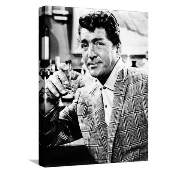 Art.com Kiss Me Stupid, Dean Martin, 1964 Stretched Canvas Print Wall Art, 12" x 16"