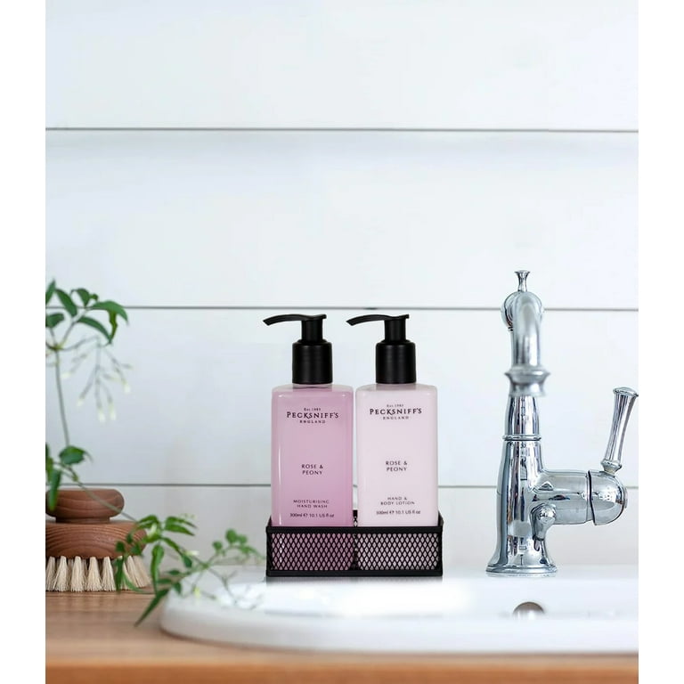 Pecksniffs Rose & Peony Moisturizing Hand Wash and Hand Lotion in