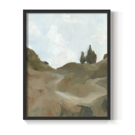 West Fork Hiking Trail III Framed Print in Black Solid Wood 8 x 10 Framed Print