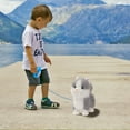 thumbnail image 5 of Kumdkd Interactive Robotic Dog Toy with Remote Control & Leash, Realistic Walking Barking Puppy, Soft Touch Robot Pet Gift for Kids Boys Girls at Christmas Birthday, 5 of 6