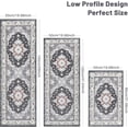 thumbnail image 2 of AKASISRUG Kitchen Rugs Sets of 3,Non Skid Washable Kitchen Rugs and Mats,Grey, 2 of 7