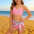 thumbnail image 2 of TBWNWG Cute Bikinis for Teens Girls Beach Sun Swimwear for Young Swimmers And Independent Play,Sizes 13-14 Years, 2 of 4