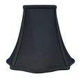 thumbnail image 2 of Royal Designs Inc. Pantalla de lámpara de campana cuadrada exterior con parte inferior acampanada BS-702-12BLK-2, color negro, 5 x 12 x 9,25, juego de 2, 2 of 5