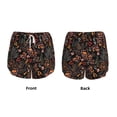 thumbnail image 6 of Uemuo Floral Pattern Women's Athletic Shorts High Waisted Running Shorts with Liner Pockets Gym Elastic Workout Shorts-XX-Large, 6 of 8