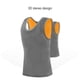 thumbnail image 3 of Guardurnaity Chaleco de poliéster para hombre, portátil, reutilizable, lavable, elegante, Color sólido, térmico, cálido, mantenimiento de doble capa, Ropa interior gris claro 3XL Guardurnaity AP013429-14, 3 of 6