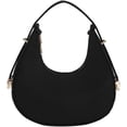 thumbnail image 1 of LHSHID Women’s Small Shoulder Bag Felt Soft Top Handle Y2k Underarm Bag Medium Tote Cute Dumpling Bag, 1 of 7