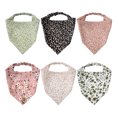 thumbnail image 1 of 6 uds pañuelo Floral para la cabeza, bandanas de gasa para el cabello, bandas elásticas para el cabello, diademas bohemias, bufanda para el cabello, banda para el cabello bonita, 1 of 5