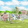 thumbnail image 2 of Outsunny 7/6.5/6 ft Wedding Arch Set Backdrop Stand for Birthday Party, 2 of 10