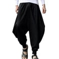 thumbnail image 1 of Pantalon Harem Hombre Chic Vintage Suelto Color Sólido, 1 of 2