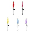 thumbnail image 4 of Toystoory 2 uds luz Solar ahorro de energía LED luces de césped al aire libre RGB lámparas de patio lámpara de camino a prueba de herrumbre Iluminación y accesorios Rosado Toystoory HA073511-02, 4 of 6