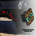 thumbnail image 5 of Hitch Cover Fits For 2-Inch Hitch,Symmetrical Geometric Pattern In Earthy Tonesrubber Trailer Hitch Cover Tube Plug Insert,Car Exterior Accessories, Receiver Tube Hitch Plug, 5 of 6