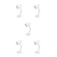 thumbnail image 2 of VONKY Mini Reading Lamp Adjustable Folding Reading Light Eye for Protection Table Lamp For Home Room Warm Night Light Laptop Desk Lights white 5Set, 2 of 6