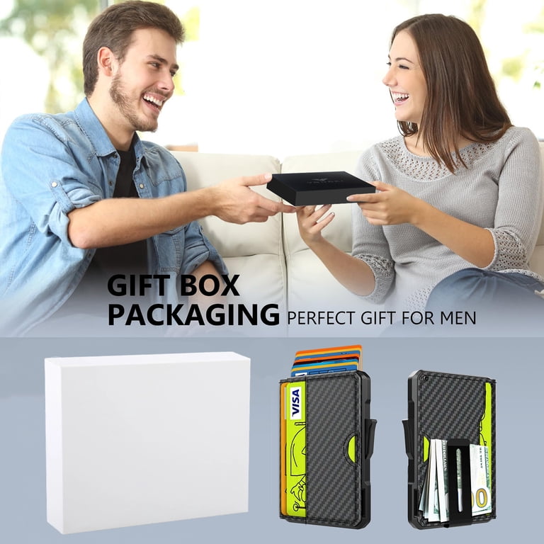 VGUCKI Compact Pop-Up Wallet, RFID Blocking Aluminum photo 6