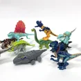 thumbnail image 3 of ¡¡Gran venta!! Dinosaurio Jurásico mundo marino animales Mosasaurus Indominus Rex modelo bloques de construcción iluminar ladrillos juguetes para niños, 3 of 5