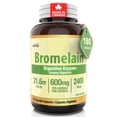 thumbnail image 1 of Herba Bromelain Supplement 600mg – 180 Capsules | 2,400 GDU/g Max Potency | Made in Canada, 1 of 9