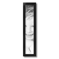 ArtToFrames 4" x 21" Black Picture Frame, 4x21 inch Black Wood Poster Frame (WOM-5141)