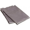 thumbnail image 1 of 400 Thread Count Egyptian Cotton Standard Pillowcase Set Solid  Grey, 1 of 1