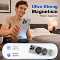 thumbnail image 2 of 25W Magnetic Wireless Charging Pad with 30W Wall Adapter, Qi2.2 Certified Fast Charger with 4FT Braided Cable, Compatible with iPhone 17/16/15/14, Samsung Galaxy S26/S25 Ultra, Pixel 10,Black, 2 of 7
