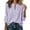 Purple, variant on Tqcoqu Women's Polka Dot Stand Collar Half Placket Blouse Long Sleeve Loose Casual Office Long Shirt