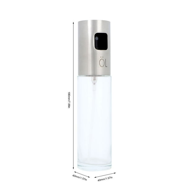 Rociador de aceite de oliva Ecomeon Dispensador de botella de spray de vinagre de aceite acero inoxidable 100 ml