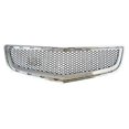thumbnail image 1 of Front Bumper Grille with Chrome Molding for 2009-2012 Chevy Traverse, Matte Black, 1 of 1