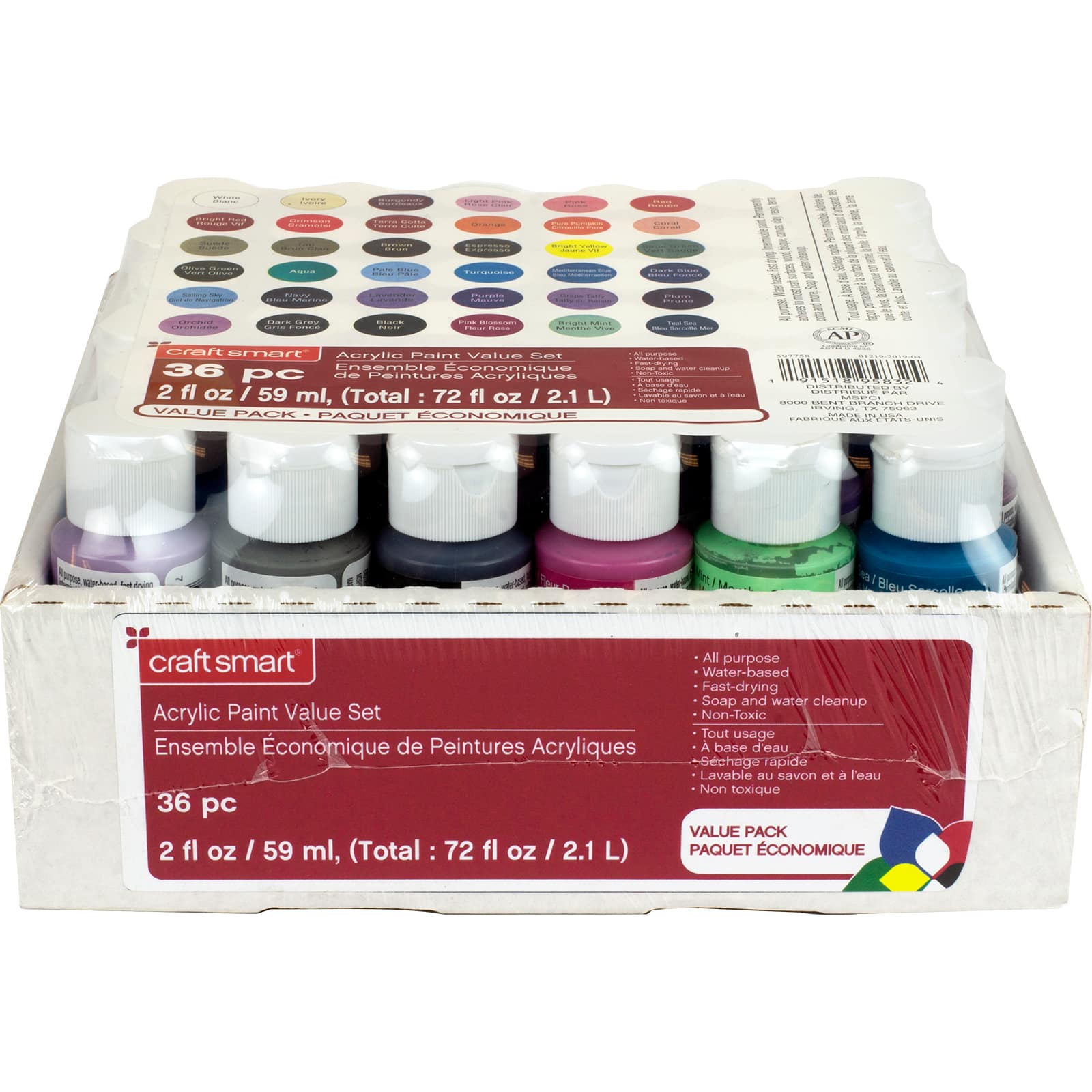 Craft Smart 36-Color Acrylic Paint Set photo 4