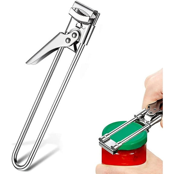 Adjustable Multifunctional Stainless Steel Can Opener, 2023 New Adjustable Stainless Steel Can Opener, Stainless Steel Can Opener, Manual Jar Bottle Opener Kitchen Accessories (1PCS)