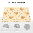 thumbnail image 3 of Yiaed Squirrel And Leaves Print Highly Absorbent Microfiber Kitchen Counter Mat, Dish Drying Pad for Dishes, Utensils, Pots and Pans, Large 18" x 24", 3 of 7