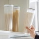 thumbnail image 3 of Plastic Grain Noodle Snacks Storage Pots Food Sealed Can Kitchen Cereal Container for Oatmeal (Light Blue), 3 of 4